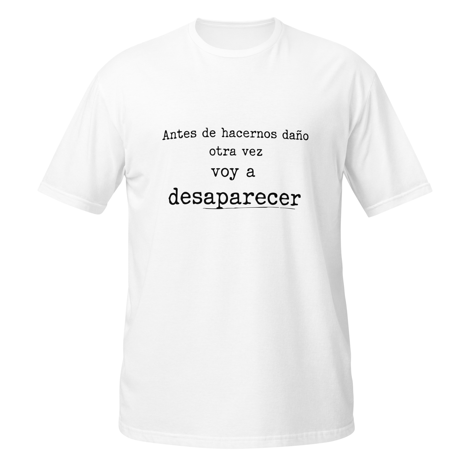 voy a desaparecer voy a desaparecer